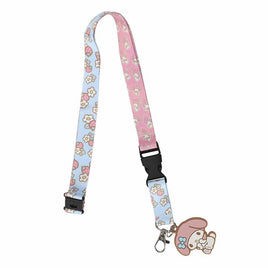 MY MELODY SUBLIMATED LANYARD with CHARM & ID CARD HOLDER