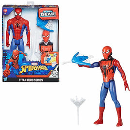 Marvel Spider-Man Titan Hero Series Blast Gear Action Figure Toy with Blaster