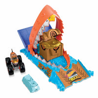 Mattel DP Hot Wheels Monster Truck Arena Smashers Treasure Chomp Playset