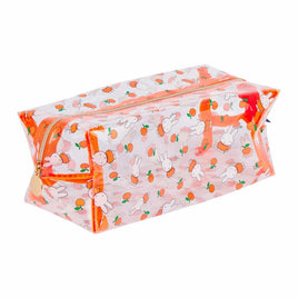 Miffy in Orange Clear Cosmetic Pouch