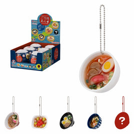 Minis Capsule Noodle Dishes Mystery Miniature Keychain Asst-6pcs PDQ