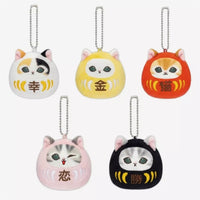 Mofusand - Daruma Nyan Plush Keychain Blind Box Asst-6pds PDQ