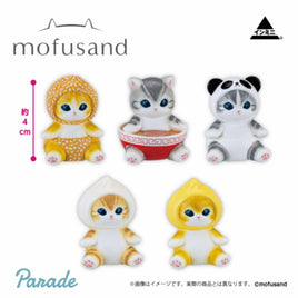 Mofusand Interior Mini Figure Asst.- Chinese Cuisine Version-Set of 10(Bag)-Japan Imports