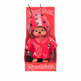 Monchhichi Boy in a Ladybug Raincoat Plush