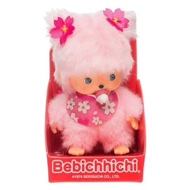 Monchhichi Classic Bebichhichi Sakura Cherry Blossom Plush Doll