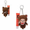 Monchhichi Lip Balm Plush Keychain - Red