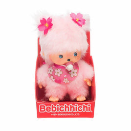 Monchhichi Classic Bebichhichi Sakura Cherry Blossom Plush Doll