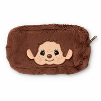 Monchhichi  Face Embroidery Patch Rectangle Shape Soft Pouch