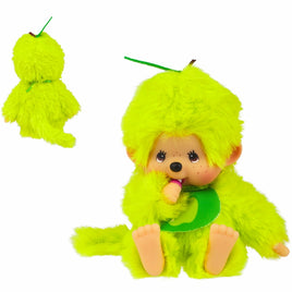 Monchhichi Fruit Color Small Vinyl Plush-Apple Green