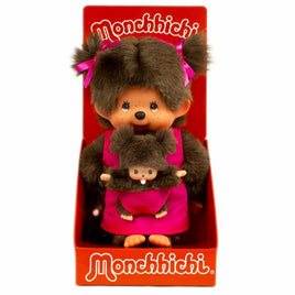Monchhichi Mother Care Pink Plush with Baby Monchhichi