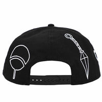 NARUTO VILLAGE SYMBOLS FLAT BILL SNAPBACK