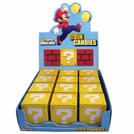 Super Mario : Question Mark ' ? ' Coin Candy Asst - 12 pcs PDQ