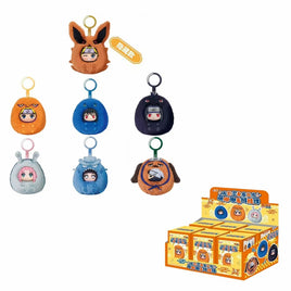 Naruto Shippuden Cute Face In Beast Costume Plush Pendant Blind Box Asst-Set of 6