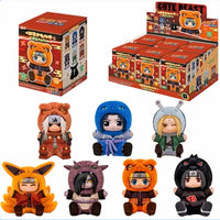 Naruto Shippuden Cute Beast Party Sitting Pose Vinyl Plush Series 2 Blind Box Asst-6pcs PDQ