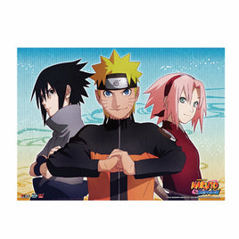 Naruto Shippuden-Naruto, Sasuke&Sakura Key Art Wall Scroll