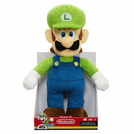 Nintendo - Jumbo Basic Plush 19 Inch Luigi  in Display Tray