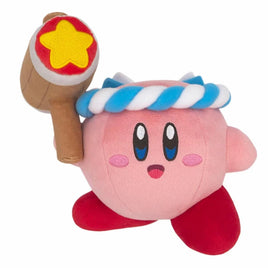 Nintendo Kirby Hammer 5" Plush -Sanei