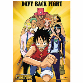 ONE PIECE - DAVY BACK FIGHT WALL SCROLL