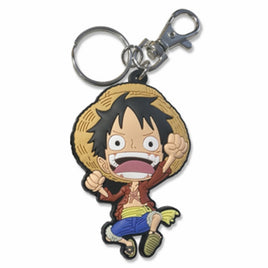 ONE PIECE - LUFFY 2.5 INCH  PVC KEYCHAIN