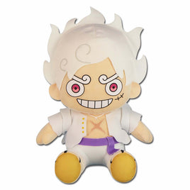 ONE PIECE - LUFFY GEAR 5 GRIN SITTING POSE LG PLUSH