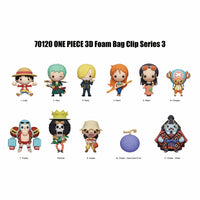 One Piece 3D Foam Keyring Blind Bag Asst-Ser 3-24pcs DPQ