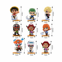 One Piece Cosbi Bobble-Head Mini Figure Collection Blind Box Asst - 8pcs PDQ
