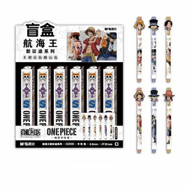 One Piece New Journey Series Black Gel Pen Blind Box Asst-24pcs PDQ
