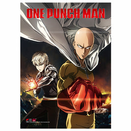 One Punch Man Key Art 1 Wall Scroll