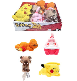POKEMON 5" SLEEPING PLUSH ASST-9pcs PDQ-2026 Version