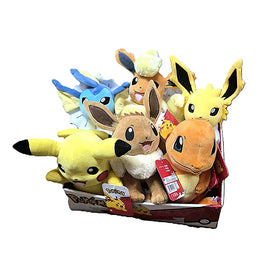 POKEMON 8 INCH CORE PLUSH ASST-Rotating Series II-6pcs PDQ