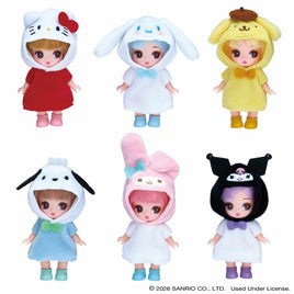 Petit Licca Hello Kitty and Friends Mini Dolls Blind Box Asst-12pcs PDQ