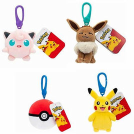 Pokemon™ 3.5 Inch Clip-On Plush™ Assortment -Ser IV-6pc PDQ