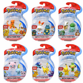 Pokemon Battle 2pk Figure Assortment-Set of 6