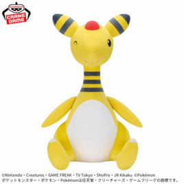 Pokemon Mecha Mofugutto Winking Ampharos Plush-Japan Version