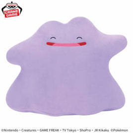 Pokemon Mega Mofugutto Ditto Smiling Plush-Japan Version