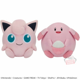 Pokemon Mofugutto Color Selection Plush～Pink vol.1 -Set of 2- Jigglypuff & Chansey-Japan Version