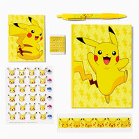 Pokemon Pikachu Journal Set  in a Reusable Slider Zip Bag