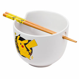 Pokemon Pikachu Ramen Bowl with Chopstick