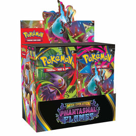 Pokémon Trading Card Game: Mega Evolution—Phantasmal Flames Booster Display