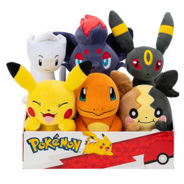 Pokemon™ 8 Inch Core Plush Assortment -6pc PDQ - Rotating Series