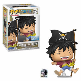 Pop! Anime #2214 -One Piece -Monkey D. Luffy with Flag-EE Exclusive