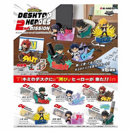 Re-Ment:DesQ My Hero Academia Desktop Heroes 2nd Mission Mini Figure Collection-Set of 6pcs(Box)