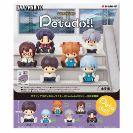 Re-Ment:Evangelion - Petadoll Mini Figure Blind Box Collection-Set of 6(Box)