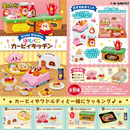 Re-Ment:Kirby's Dream Land Harapeko Kirby Kitchen Mini Playset Blind Box Asst-8pcs PDQ-Japan Imports