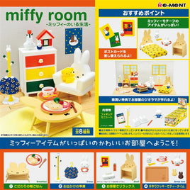 Re-Ment :Miffy Room - Life with Miffy Mini Figure Playset Asst-Set of 8(Box)