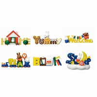 Re-Ment :Miffy and Friends Collection of Words Mini Figure Playset Asst-Set of 6(Box)