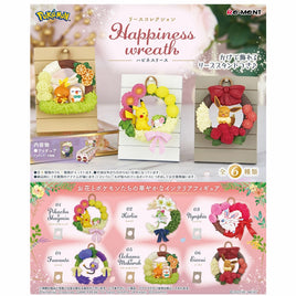 Re-Ment:Pokemon Happiness Wreath Mini Figure Collection Asst-Set of 6(Box)