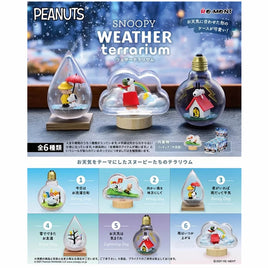 Re-Ment:Snoopy Weather Terrarium Mini Figure Collection  Asst.-Set of 6(Box)