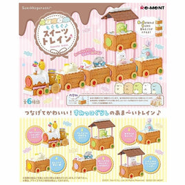 Re-Ment:Sumikko Gurashi Sweets Train Mini Figure Collection-Set of 6pcs(Box)