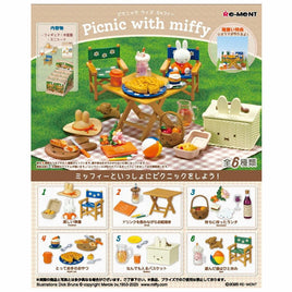 Re-ment :Picnic With Miffy Mini Figure & Playset Collection-6pcs PDQ(Box)